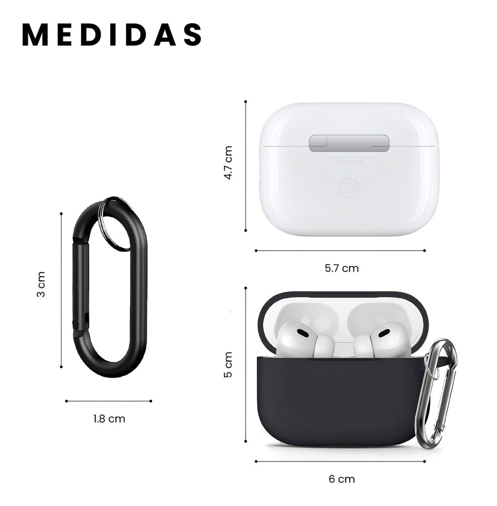 Audifonos Inalambricos Con Estuche Negro Pods 2 Generacion Bluetooth