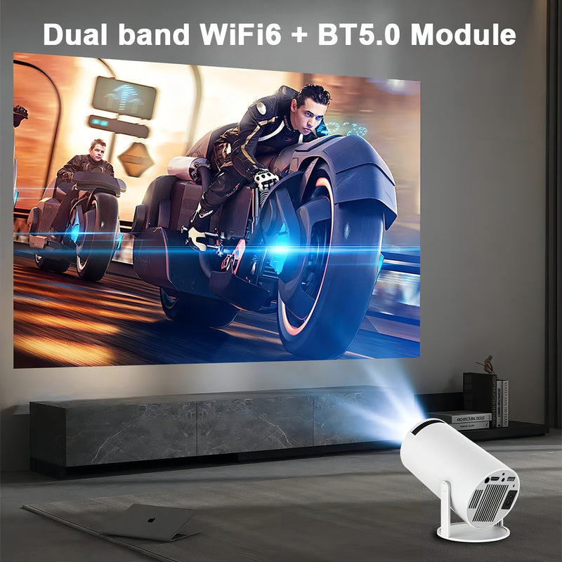 Mini Proyectores Hy300 Blanco 110V/220V Con Android 11