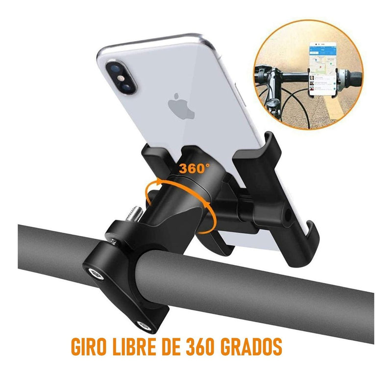 Holder Soporte Para Celular Metalico Alta Seguridad Moto