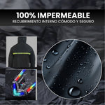 Impermeable Motero Talla L Con Intercomunicador Bluetooth Y20 Manos Libres