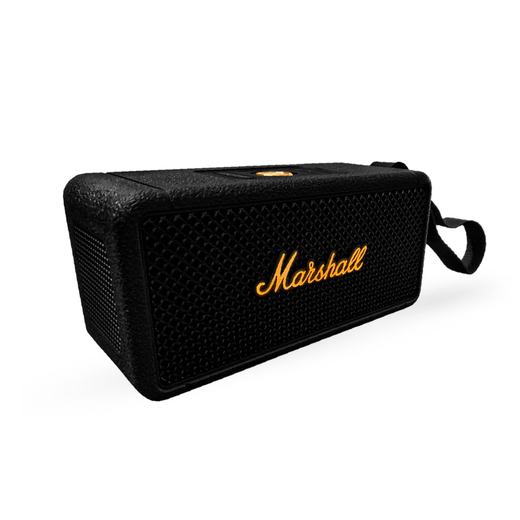 Parlante Bluetooth Sonido Potente Usb Mp3 Fm Marshall Black Replica 1.1