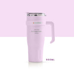 Termo Acero Inoxidable 900Ml Premium Sitarayuri Doble Boquilla Frio/Calor Coffee Rosado