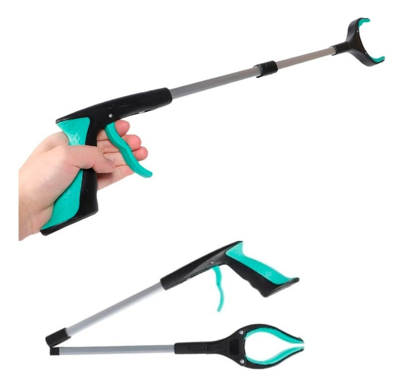 Pinzas Extension Agarre Recoge Basura Objetos Plegable