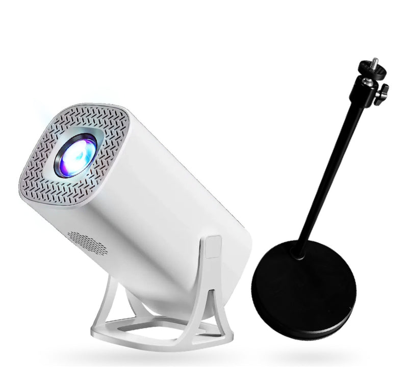 Proyector Smart S40 Max 4K Android 11 Wifi 5G + 2 Controles + Base Metalica +30.000 Juegos Y Apps