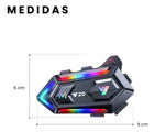 Intercomunicador Bluetooth Para Casco De Moto Manos Libres Ipx6 Universal