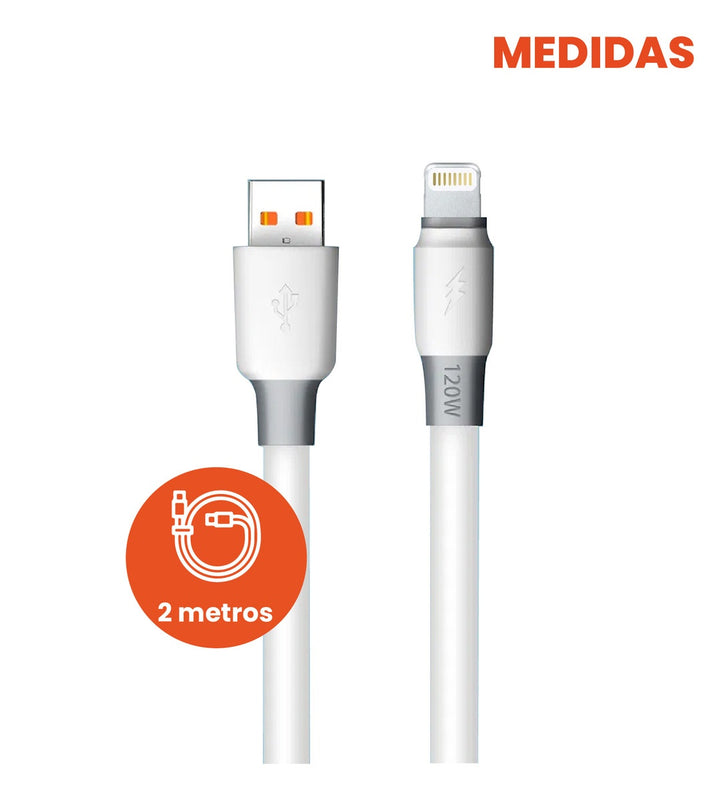 Cable De Carga Rapida Para Iphone 2M Premium
