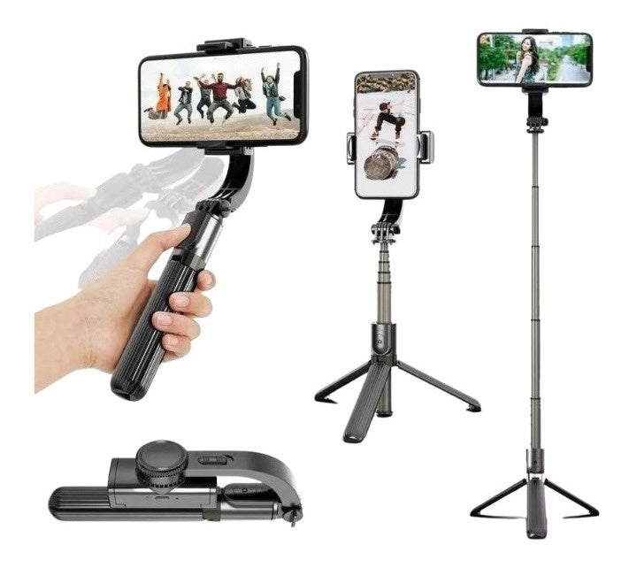 Gimbal Estabilizador Celular Robotico Tripode Selfie 5 En 1