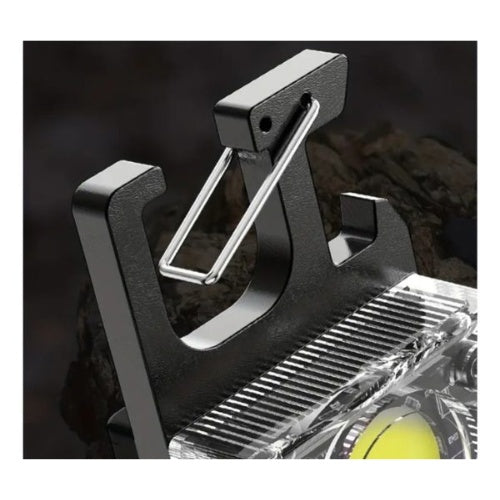 Mini Llavero Linterna Led Con Panel Solar Multifuncion 4 Led Linterna Negro Luz Blanco