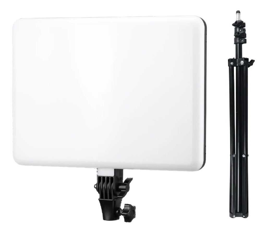 Panel De Luz Profesional Fotografia Con Tripode Ajustable Control Remoto 36 X 25 Cm