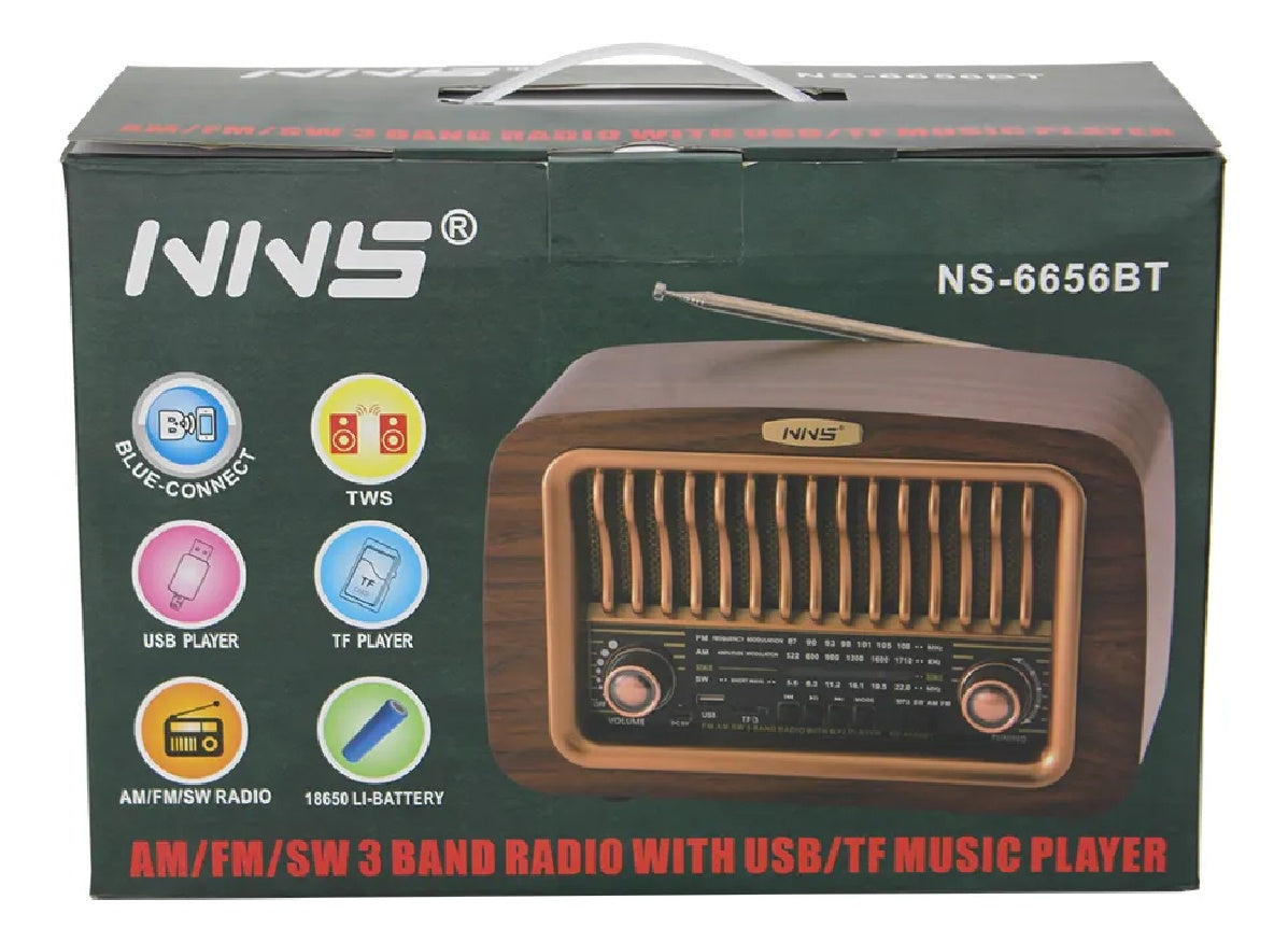 Radio Parlante Mega Sound Tws Am Fm Bluetooth Potente