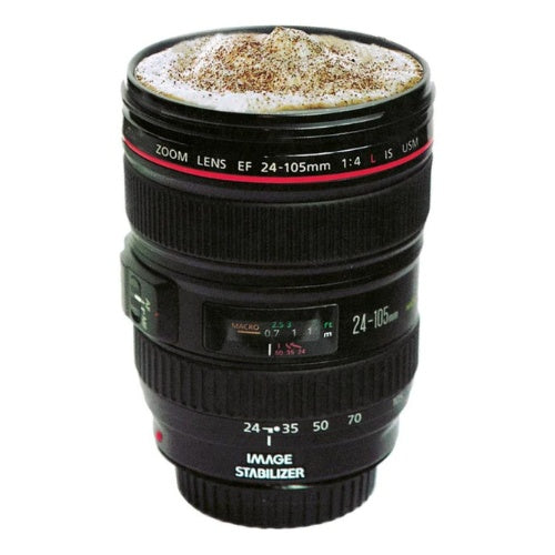 Vaso Termo Termico Diseno De Lente De Camara 300Ml