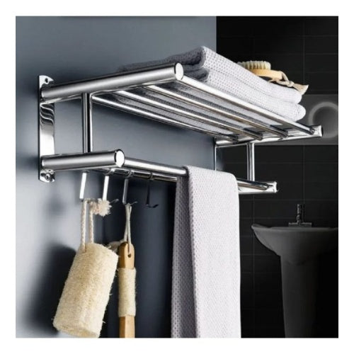Organizador Para Toallas Toallero Acero Inoxidable