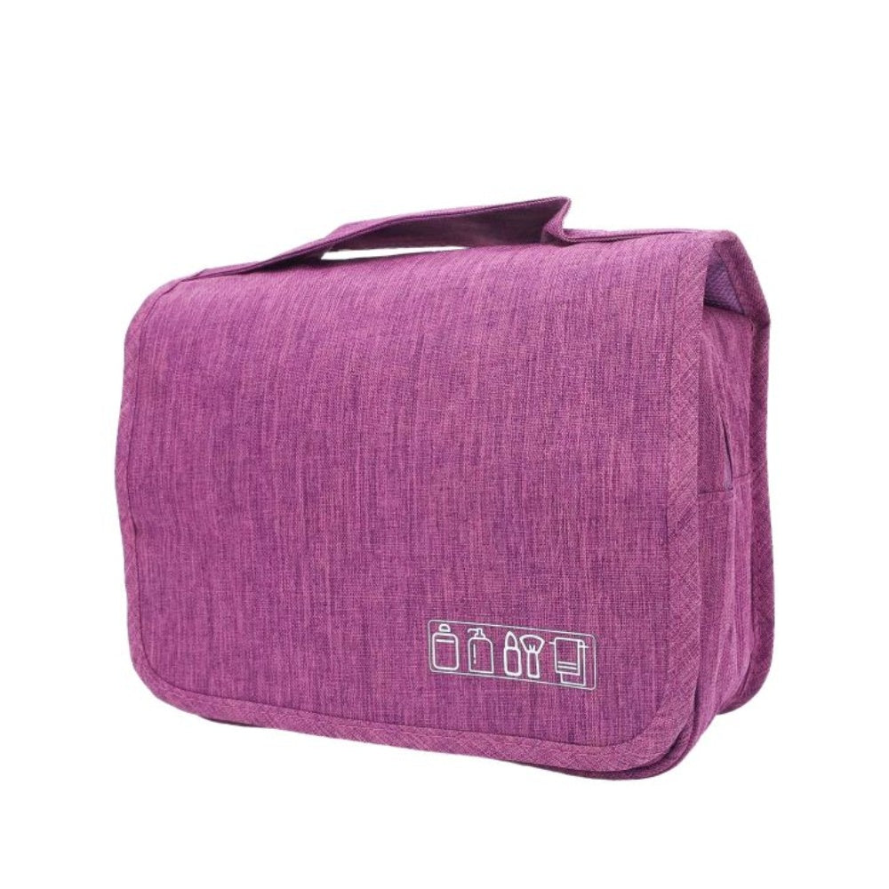 Organizador De Maquillaje Para Equipaje Accesorios De Belleza Morada Innovo Home