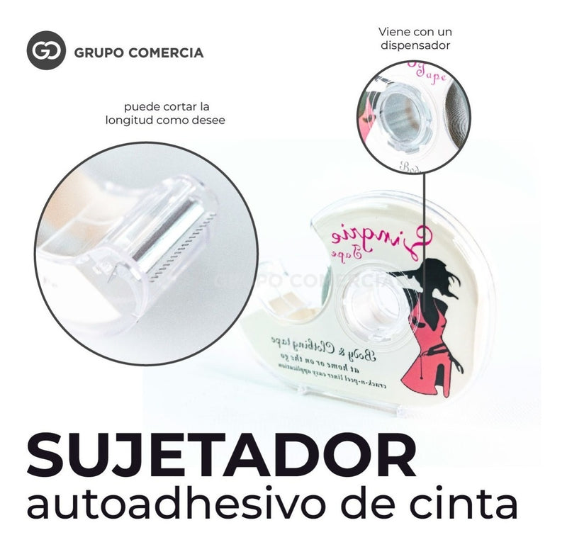 Cinta Sosten Doble Faz Vestidos Blusas Faldas Escotes Dama