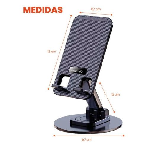 Soporte Celular Escritorio Giratorio Ajustable 360 Ejecutivo