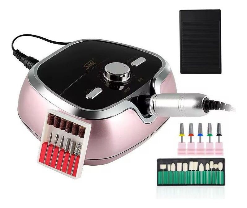 Pulidor De Unas Profesional Con Variedad De Velocidades Con Puntas Trabajo Continuo