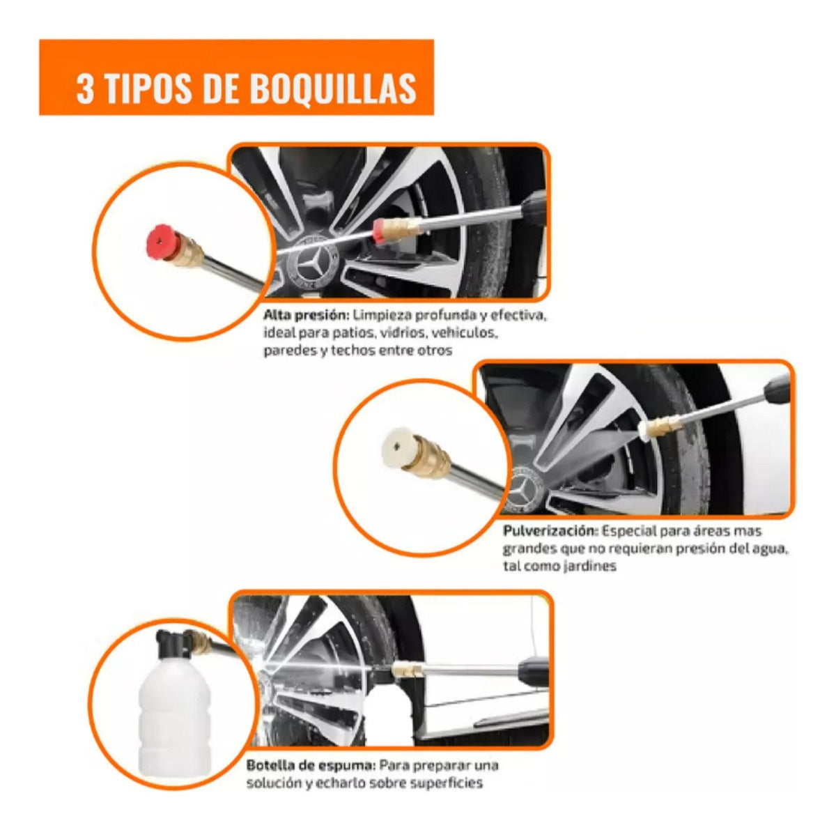 Hidro Lavadora Inalambrica 2 Baterias + Cepillo Para Carro