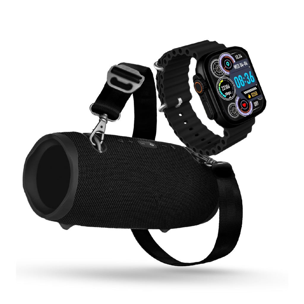 Smartwatch Deportivo Ultra Parlante Mega Sound Bluetooth Xtreem Negro