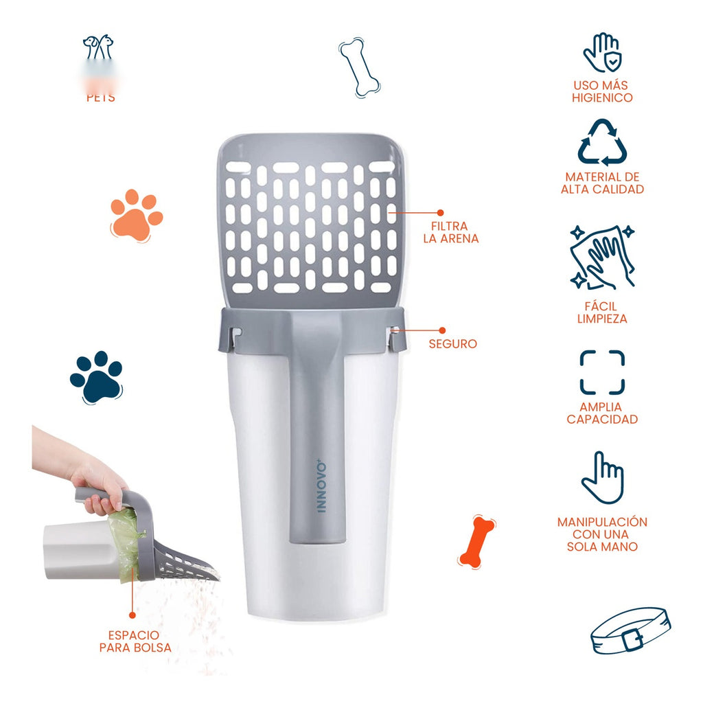 Pala Limpiadora De Arenero Para Gatos Practica Mascotas