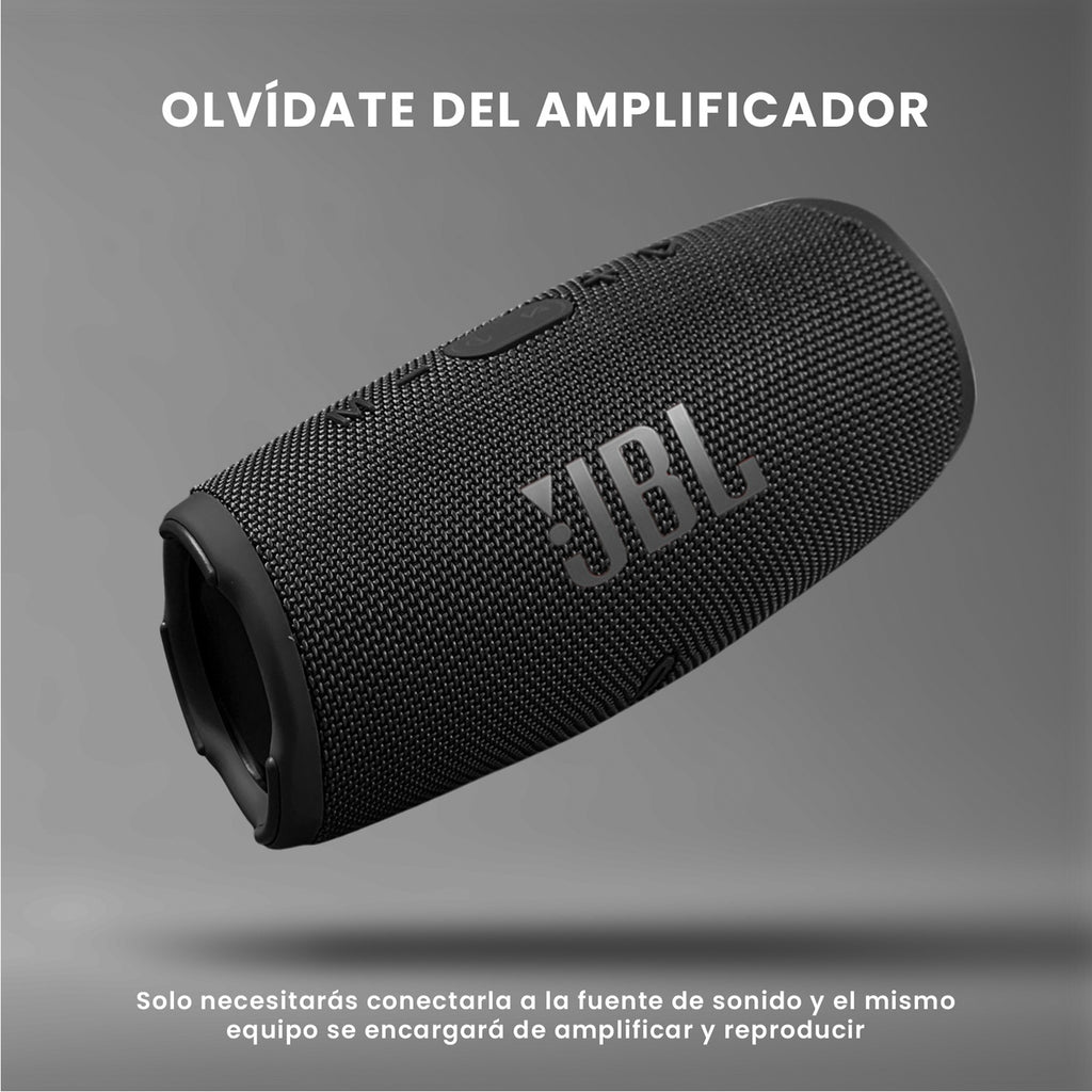 Parlante Jbl Charge 5 Replica 1.1 - Sonido Potente, Bluetooth, Portatil Negro