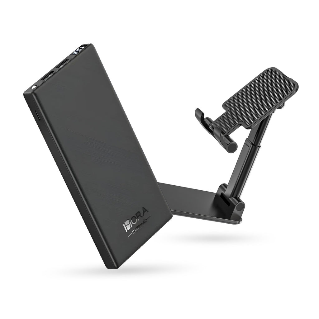 Power Bank 10000Mah + Soporte Celular Plegable Innovo Carga Rapida Led Usb-C