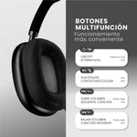 Combo K12 Smart Watch 7 Pulsos Negro V5.3 Wireless Con Audifonos Tactil Y Audifonos Diadema