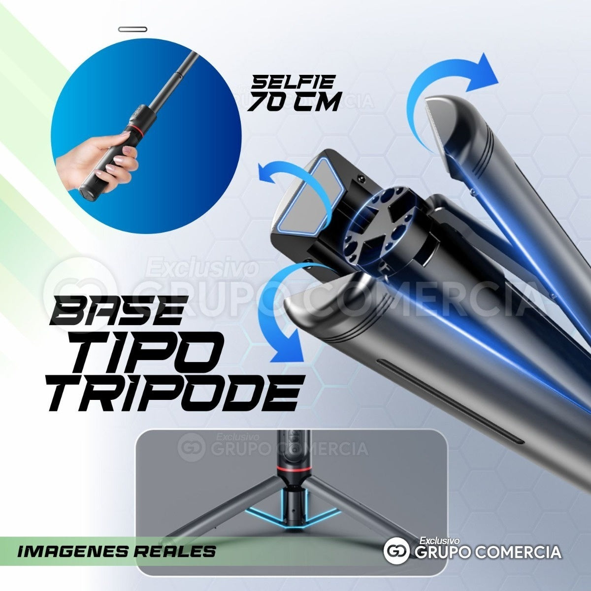 Gimbal Estabilizador Celular Robotico Tripode Selfie 5 En 1