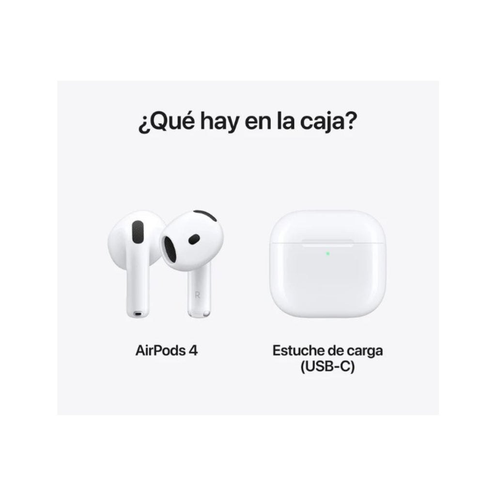 Audifonos Airpods 4 Generacion Replica 1.1 Cancelacion Ruido