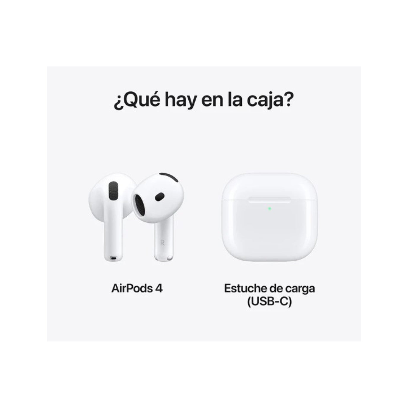 Audifonos Airpods 4 Generacion Replica 1.1 Cancelacion Ruido
