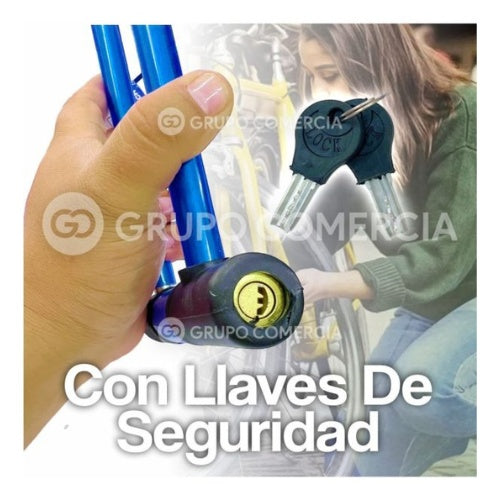 Candado Para Moto O Bicicleta De Seguridad Aro Largo