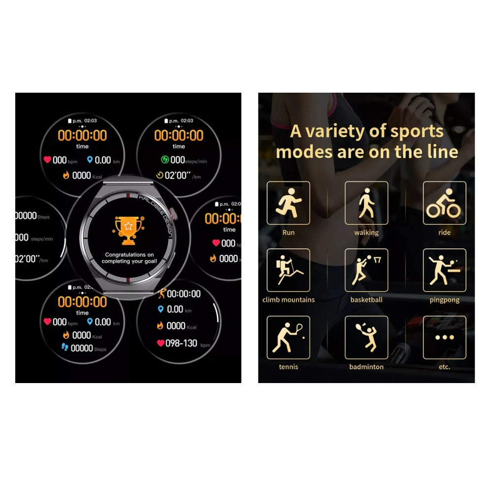 Reloj Smartwatch Inteligente Asistente Voz Mobulaa Deportivo Sk18 Innovo Tech