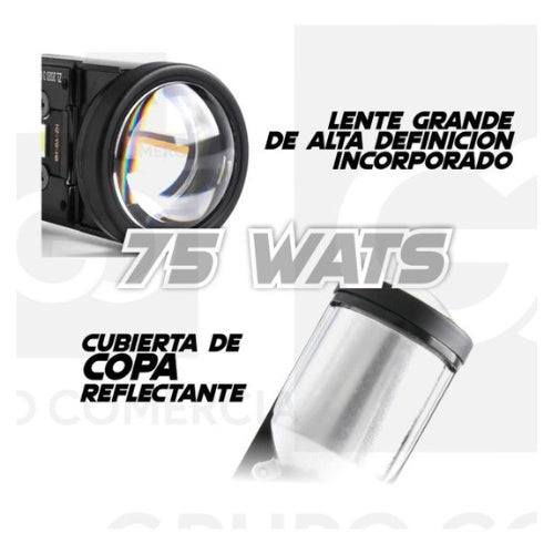 Par Bombillos Led Proyector Lupa Carro Moto 20.000 Lm Alta G