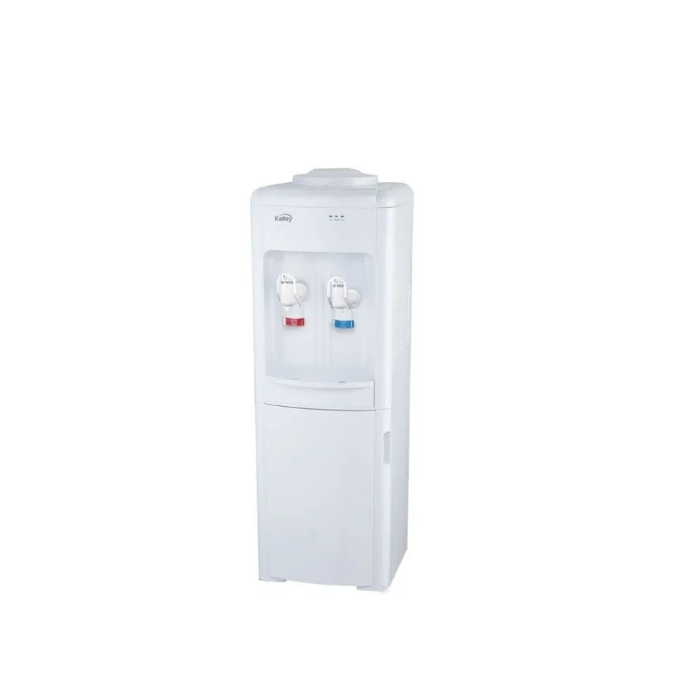 Dispensador De Agua Kalley De Piso Frio/Caliente Con Nevera 97Cm Blanco