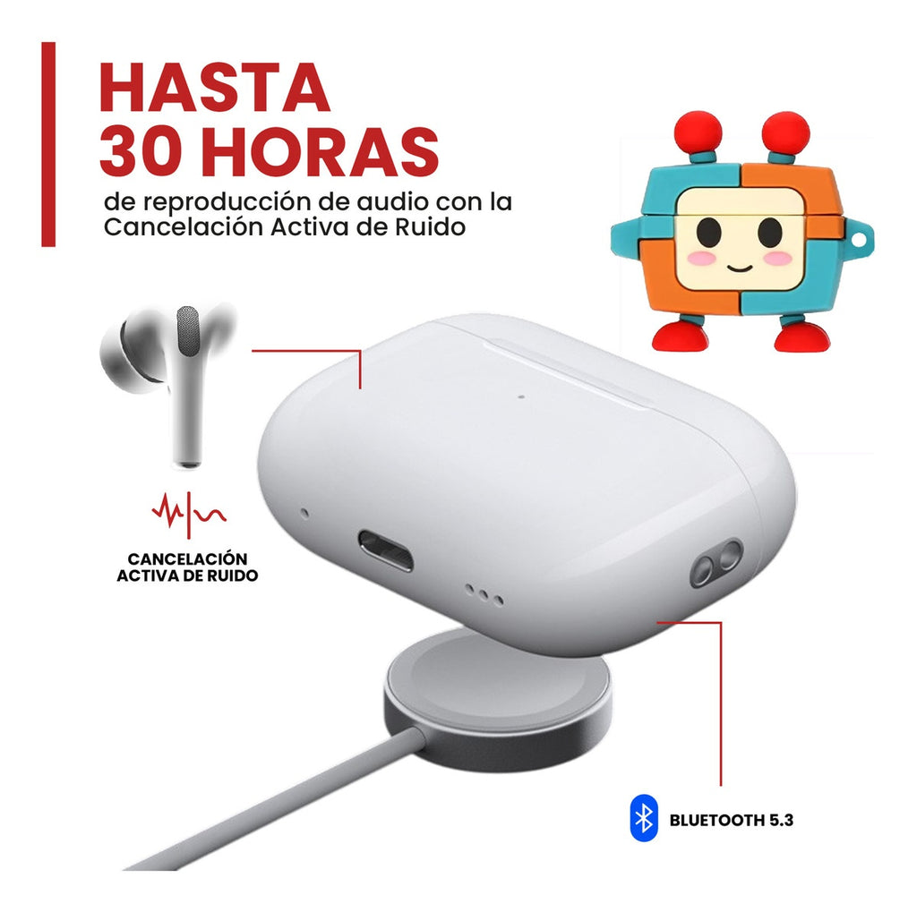 Smart Watch Deportivo Serie 8 Plus Con Audifonos Case Videojuegos Rojo