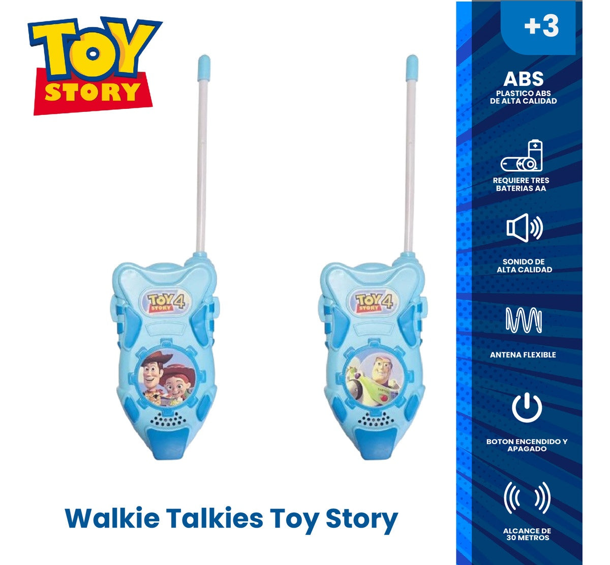 Walkie Talkie Juguete Para Ninos Set X2 Toy Story