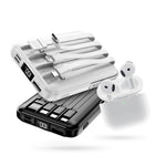 Powerbank Para Iphone Mag Safe 22.5W Carga Rapida + Audifonos Air Pod Tercera