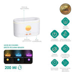 Humidificador Difusor Aromas Chimenea Flama Esencia Aromaterapia
