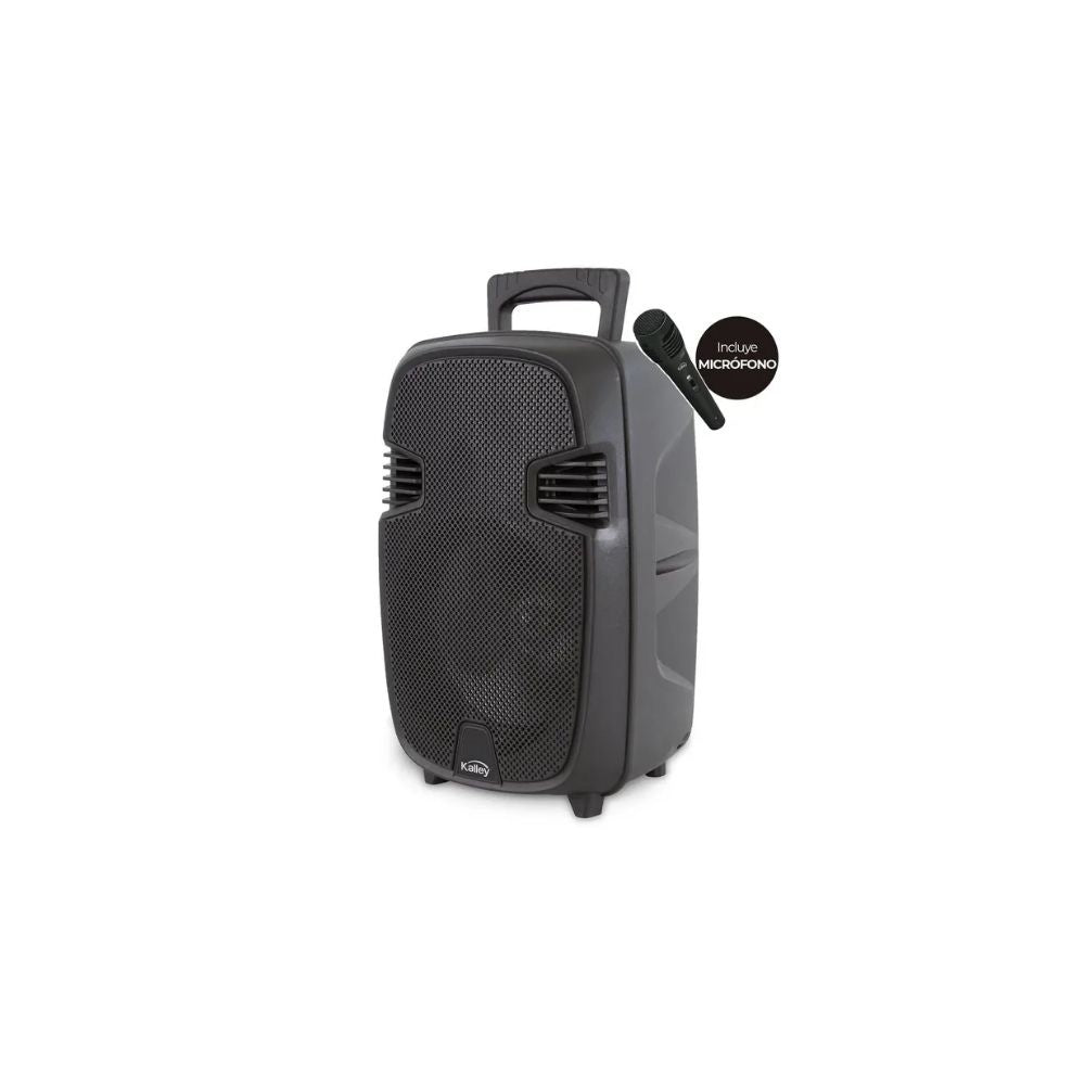 Parlante Portatil Kalley 8" Bluetooth 70W Led Bateria Recargable Microfono