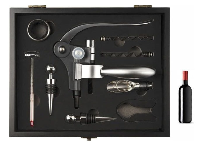 Kit Sacacorchos Para Vino Licores Con Accesorios 9 Piezas