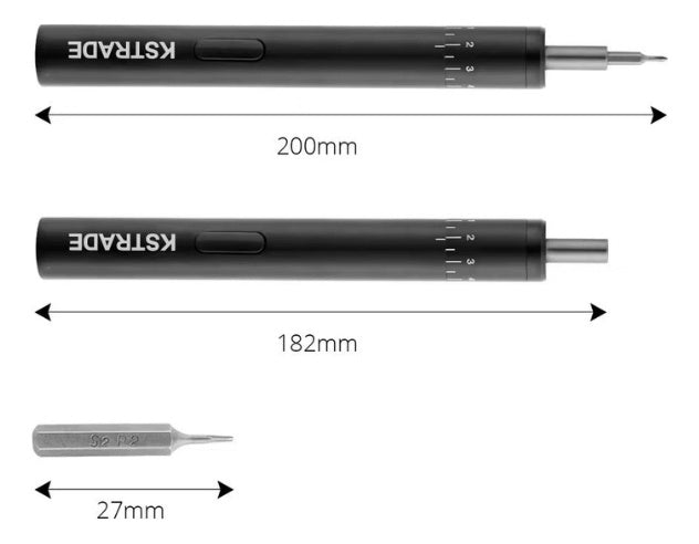 Destornillador Electrico Recargable 27 Piezas Milimetrico Electronico Innovo Portable