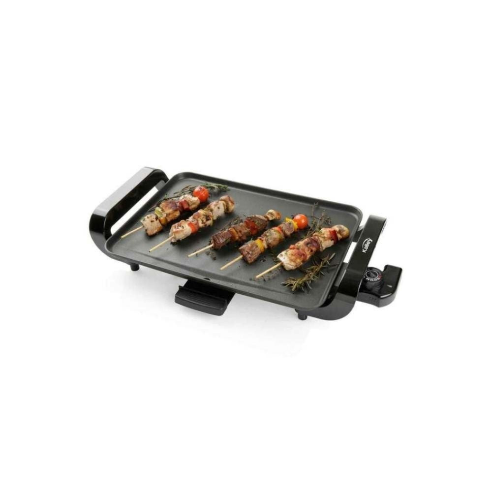 Parrilla Electrica Kalley 1500W Antiadherente Asador Liso Con Termostato