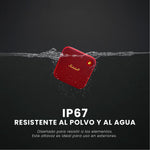 Parlante Bluetooth Sonido Potente Usb Mp3 Fm Portable Tono Rojo Marshall