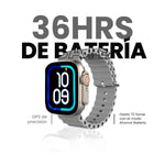 Smartwatch Hk 10 Ultra Amoled Chat Gpt Alta Gama Compatible Con Android Ios Gris Edition