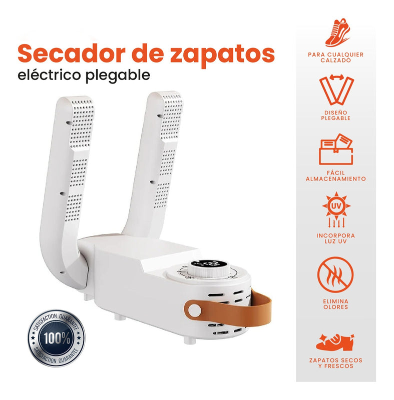 Secador De Zapatos Calzado 360 Elimina Olores Bacterias Luz Uv