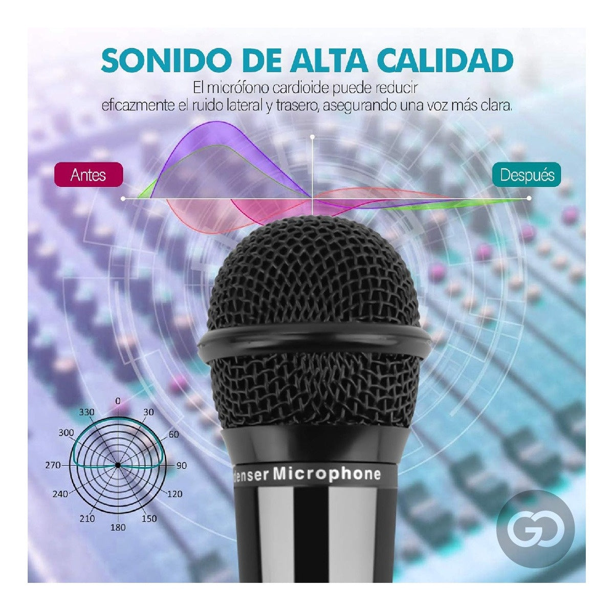 Base Soporte Para Con Microfono Condensador Jack 3.5Mm