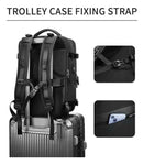 Maleta Morral Para Laptop Puerto Usb Viajero Practico Semi Impermeable Amaz Black Edition