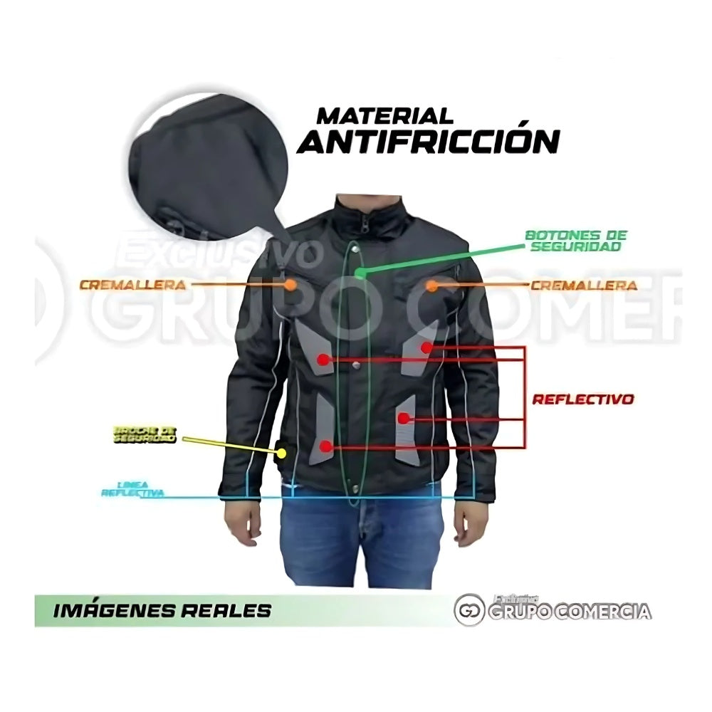 Chaqueta De Proteccion Para Motociclistas Antifriccion