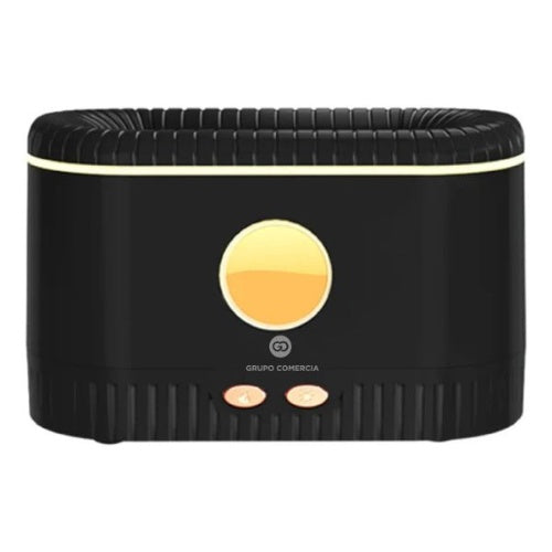 Humidificador Difusor Aromas Chimenea Flama Esencia Aromaterapia