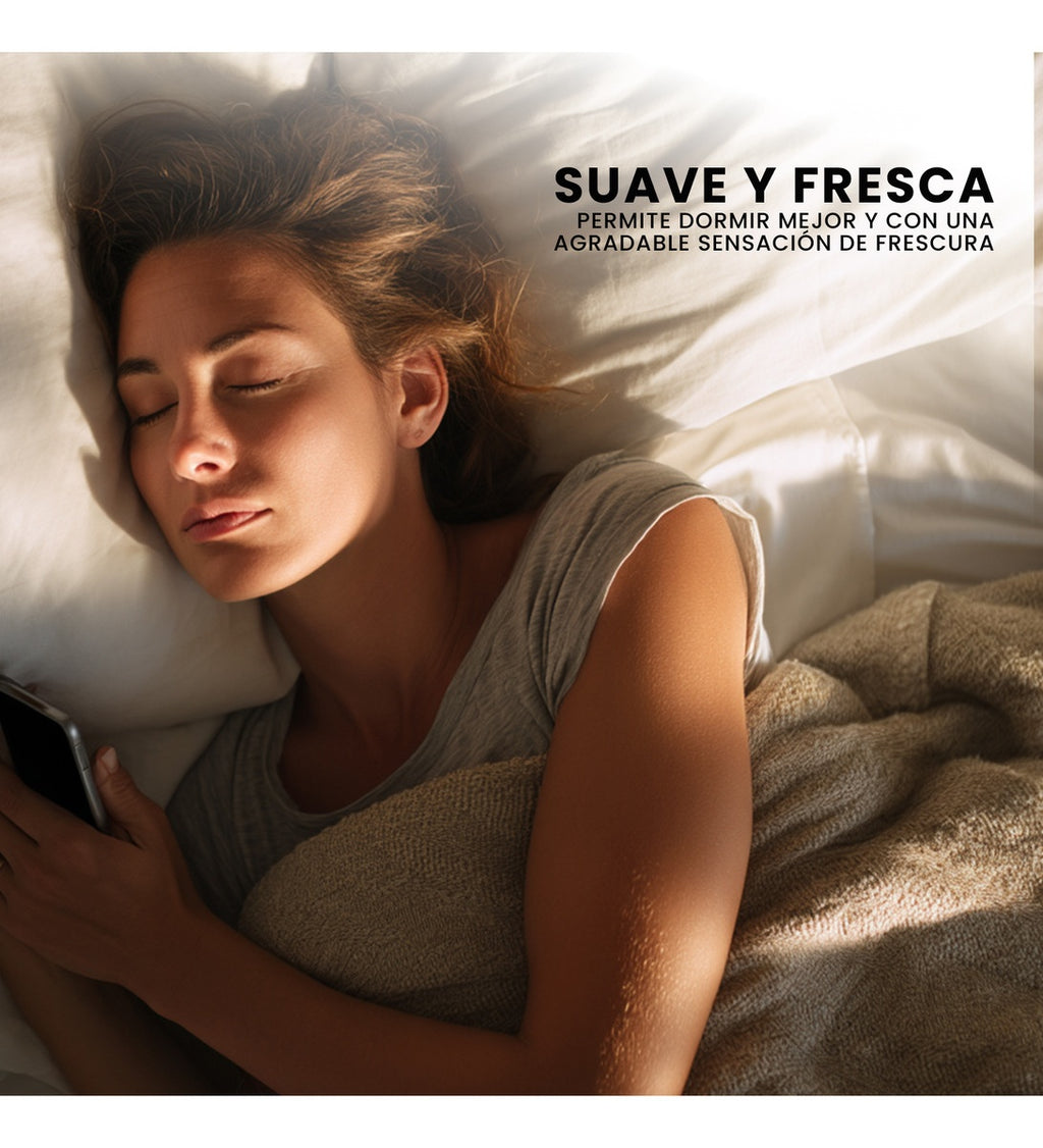 Cubrelecho Ovejero Cama Queen Suave Reversible 2 Fundas Premium Innovo Beige