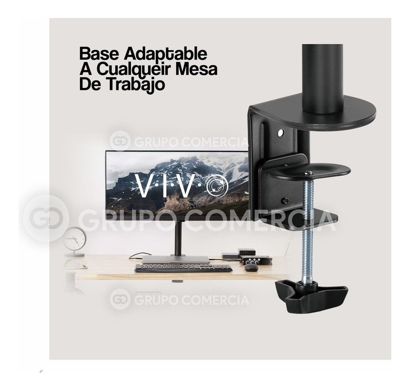Soporte De Escritorio Para Monitor 17 -32 Metalico Ajustable